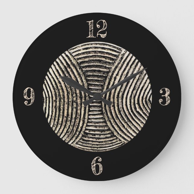 Afrikanen skyddar tar tid på stor klocka (Framsida)