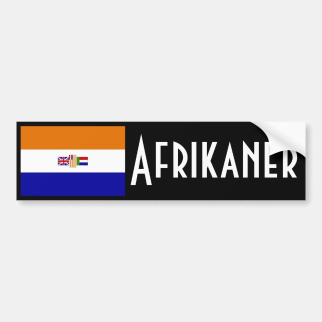 Afrikaner Bildekal (Framsidan)