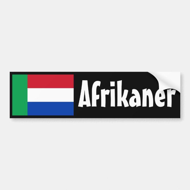 Afrikaner Bildekal (Framsidan)