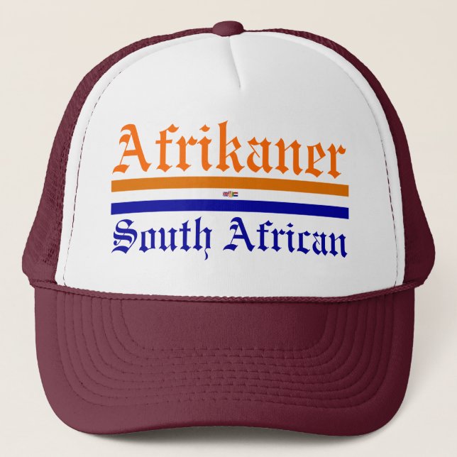 Afrikaner/södra - afrikan truckerkeps (Framsida)