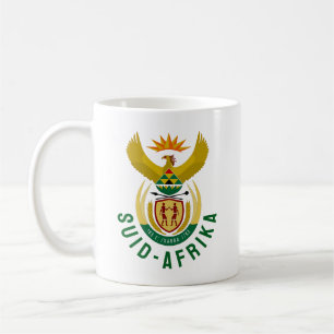Afrikanernas syd-Afrika Jackar av Arm Kaffemugg