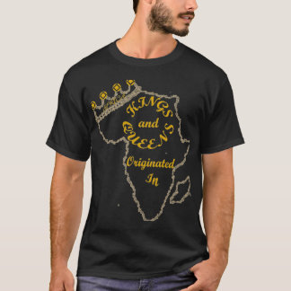 Afrikankungar och drottningar tee shirt