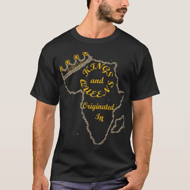 Afrikankungar och drottningar tee shirt (Framsida)