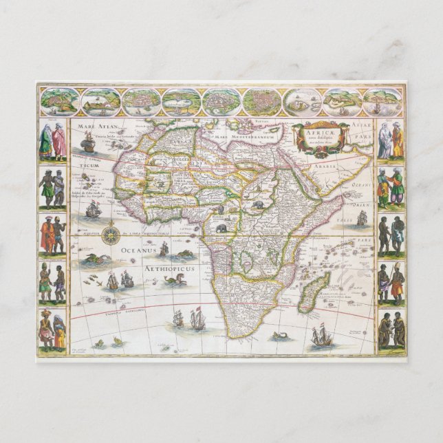 AfrikaNova, c.1617 Vykort (Framsida)