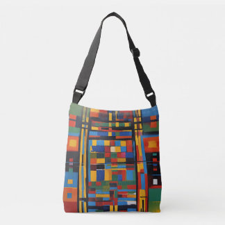 Afrikans Abstrakt Essence Crossbody Bag Axelväska