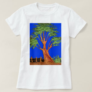 Afrikans Acacia Beauty: Serengeti Serenity. T Shirt