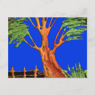 Afrikans Acacia Beauty: Serengeti Serenity. Vykort