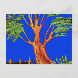 Afrikans Acacia Beauty: Serengeti Serenity. Vykort