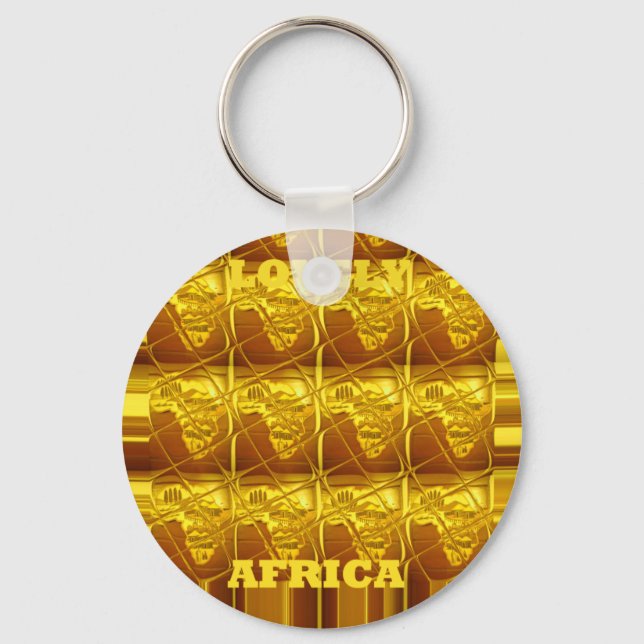 Afrikans Golden Promise Nyckelring (Framsida)