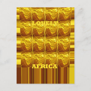 Afrikans Golden Promise Vykort