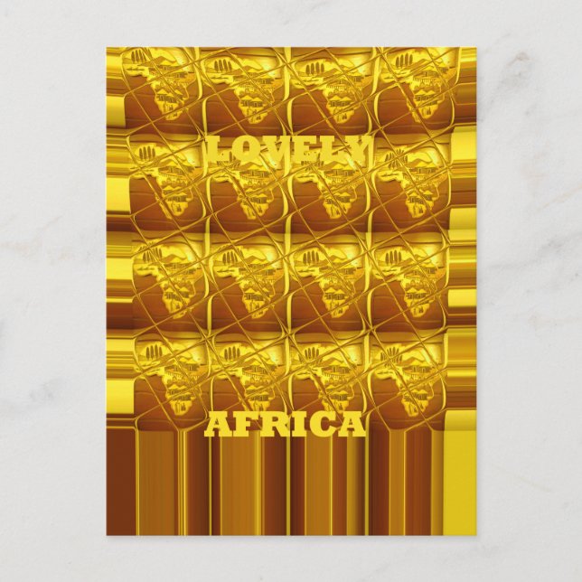 Afrikans Golden Promise Vykort (Framsida)