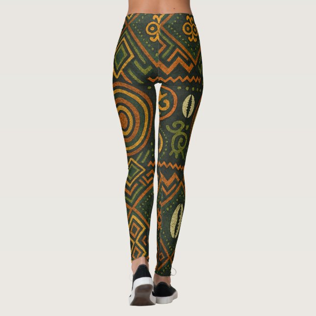 Afrikans hjärta leggings (Baksida)