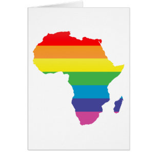 afrikans pride. hälsningskort