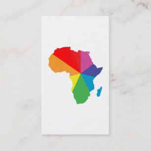 afrikans pride. visitkort
