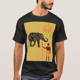 Afrikans solnedgång t shirt