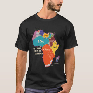 Afrikans verkliga Storlek T Shirt