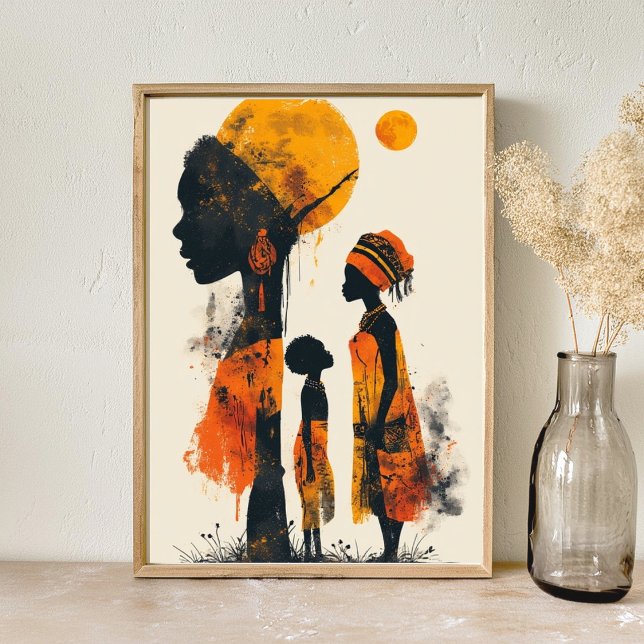 afrikansk abstrakt art poster (Skapare uppladdad)