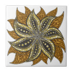 Afrikansk Abstrakt Blommigt Batik Stil Kakelplatta<br><div class="desc">Abstrakt Blommigt Batik/Vax Traditional African Textile Mönster Motive,  med Blommigt Motive och varmt Färg. Original Vector Graphics Copyright BluedarkArt TheChameleonArt.</div>