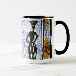 Afrikansk Abstrakt för contemporary Mugg