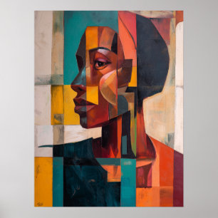 Afrikansk Abstrakt Poster