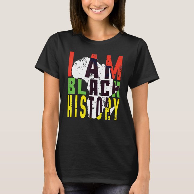 Afrikansk Afrika Black History Pride Black History T Shirt (Framsida)