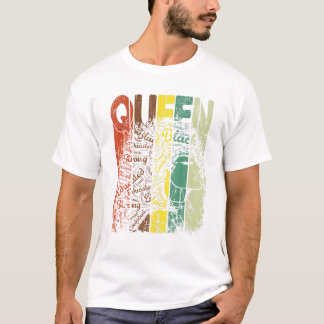 Afrikansk afrikansk födelsedagsdag t shirt