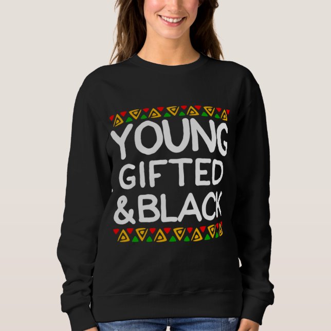 Afrikansk ameri - månaden för unga presenterade oc t shirt (Framsida)