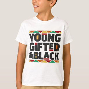 Afrikansk ameri - månaden för unga presenterade oc t shirt