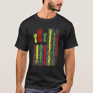 Afrikansk ameri - månaden för unga presenterade oc t shirt