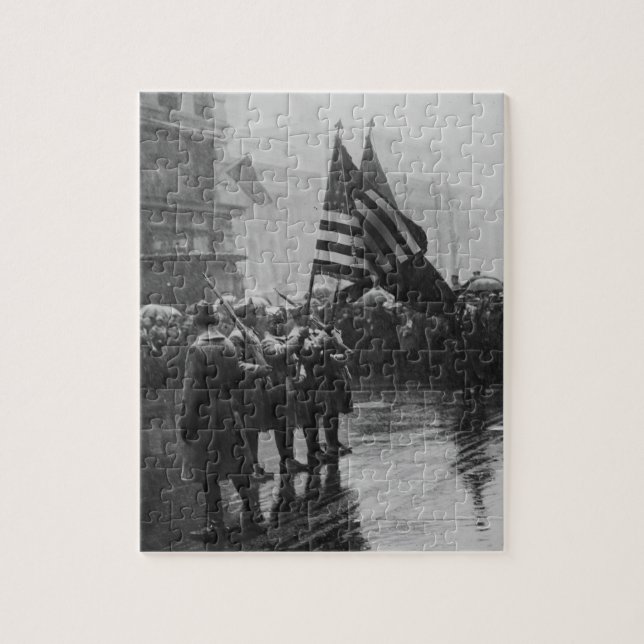 Afrikansk amerikan för infanteri för pussel (Vertikal)