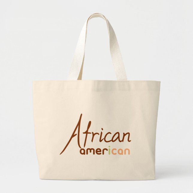 afrikansk amerikan jumbo tygkasse (Framsidan)