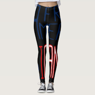 Afrikansk amerikan leggings