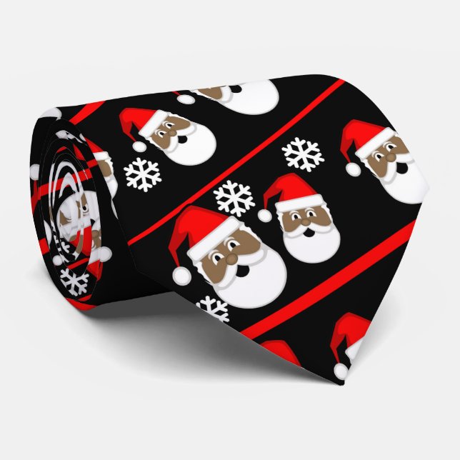 Afrikansk amerikan Santa Slips (Rullad)