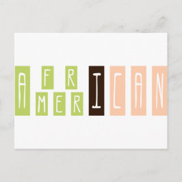 afrikansk amerikan vykort