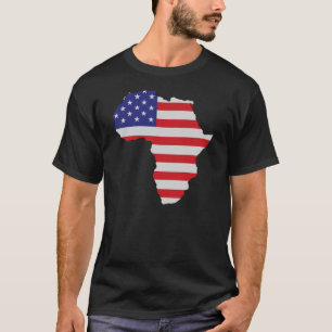 Afrikansk amerikanafrikan United States sjunker T-shirt