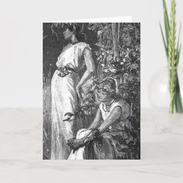 Afrikansk amerikanälvor (möhippan) inbjudan