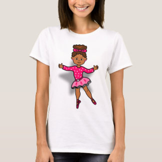 Afrikansk amerikanBallerinaT-tröja T Shirt