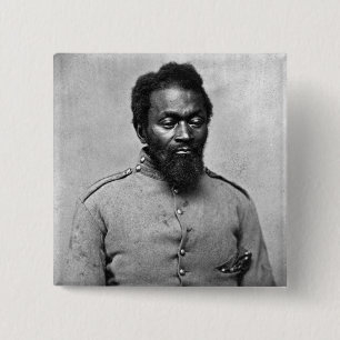 Afrikansk amerikaninbördeskrigsoldat, 1861 knapp