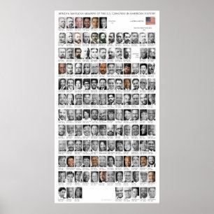 Afrikansk amerikankongressledamotar 1868-2012 poster
