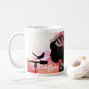 Afrikansk amerikankonstmugg kaffemugg