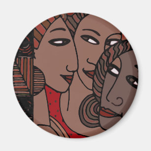 Afrikansk amerikankvinnor magnet