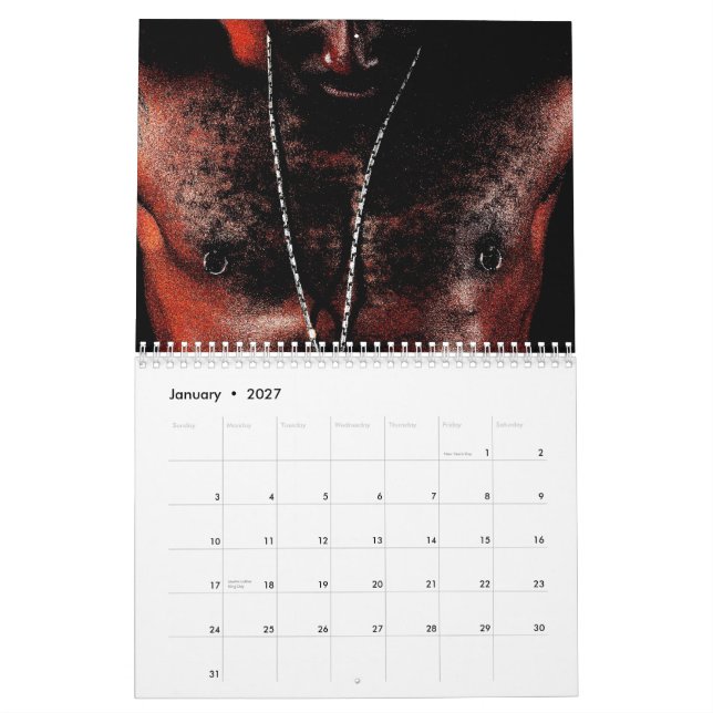 Afrikansk amerikanmankalender kalender (Jan 2027)