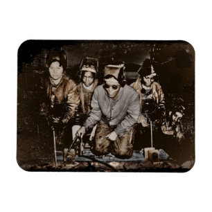Afrikansk amerikanRosie Riveters WWII Magnet