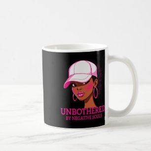 Afrikansk amerikansk afo Queen Sy Black Woman Unbo Kaffemugg