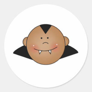 Afrikansk amerikansk Anpassade Dracula Runt Klistermärke