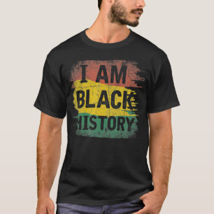 Afrikansk amerikansk aritage BHM Pride Black Histo T Shirt