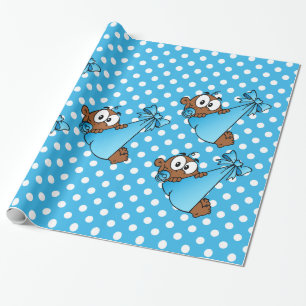 Afrikansk amerikansk Baby blue Presentpapper