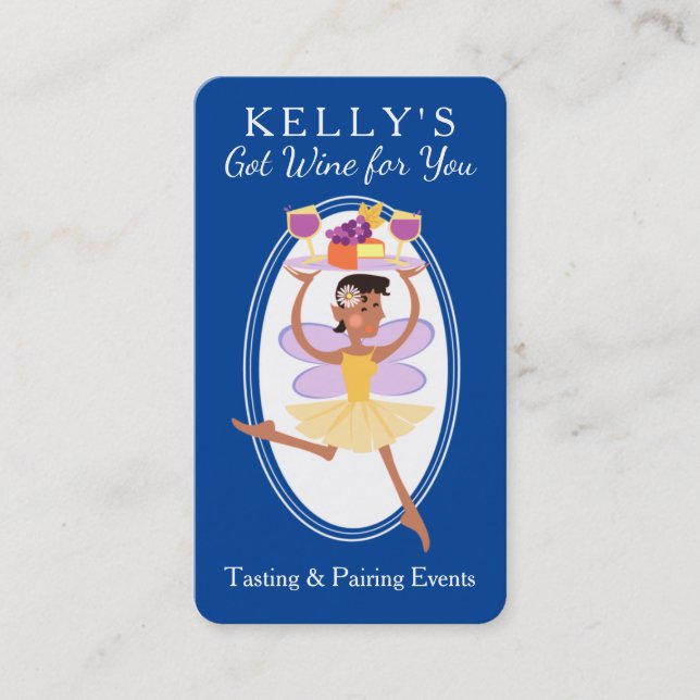 Afrikansk amerikansk catering för smaksättning av  visitkort (Framsida)