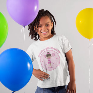 Afrikansk amerikansk Cheerledare Flick kalas T Shirt