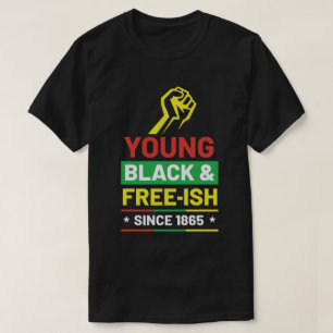 Afrikansk amerikansk design för svart historik Ä T Shirt